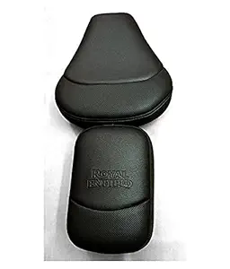 Pure Biking Black Seat Cover for Royal Enfield Classic 350/500cc