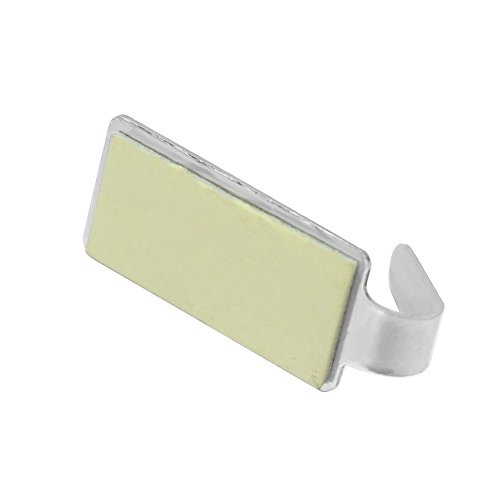 12Pcs Edelstahl Wandhaken Rechteckhaken Selbstklebend Mehrzweckhaken for Küche Bad - 5