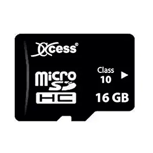 Xccess 16GB Memory Card,16GB Micro SD Card,Class 10,Fast Speed for Smartphones, Tablets and Other Micro Slots with Data Transfer(Black)