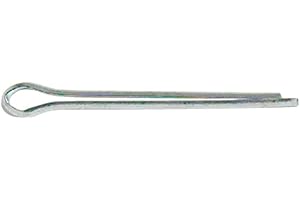 MERRIWAY Bulk Hardware BH03496 Coppiglia Spaccata, 38 x 3 mm, Bianco, Set di 20