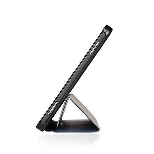 EasyAcc Samsung Galaxy Tab A 10.1 Hülle, EasyAcc Samsung Galaxy Tab A 10.1 T580N/ T585N Case Schutzhülle Hochwertiges PU Leder Etui – mit Automatischem Schlaf Funktion und Standfunktion (Dunkelblau, Kunstleder, Ultra Dünn) - 5