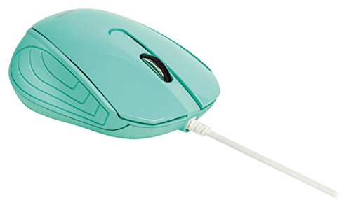 Preisvergleich Produktbild Eurosell Design Maus wired Kabel Mouse Pc Laptop etc türkis