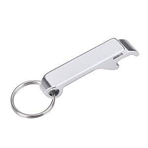 Da.Wa1PCS Keychain Alloy Sabertooth Beer Corkscrew Creative Men's Meta Keychain Pendant Keychain Key Ring Accessories Girl Gift Decoratio