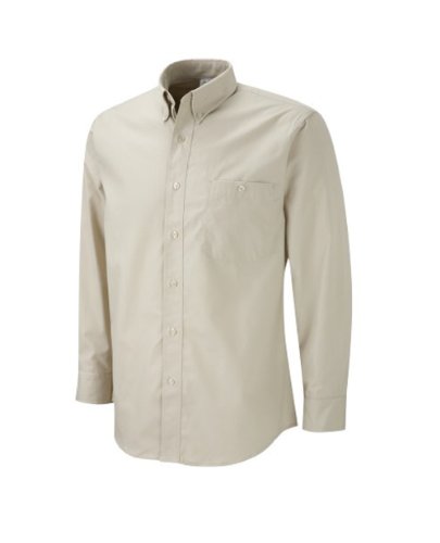 Scout Shops Ltd - Camisa - con Botones - Manga Larga - para Hombre Beige Piedra Large