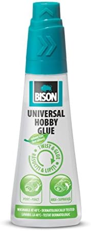 1 x Bison Universal All Purpose Hobby Glue Solvent Free 90ml 6306634