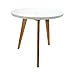 Produktbild E-Goal Nat¨¹rliche Bambus Mbel K¨¹che Esstisch Vogue Carpenter Runde Couchtisch Wei Hlzerne Tee Tabelle Drei Beine Schreibtisch f¨¹r Haus, B¨¹ro, Raumdekoration