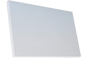 SOOKI Panneau en Fibre De Céramique - Résistant Au Feu - Ignifuge, Résistant Aux Hautes Températures, Panneau Isolant pour Poêle À Bois Cheminée Four Forge Four À Pizza,200 * 300 * 10mm