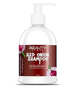 BeautyStone Red Onion Shampoo For Anti Hair Fall & Deep Cleansing (300ML)