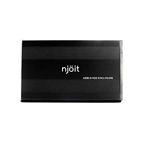 Caja Externa 3.5 USB3.0 NJOIT NJHD35BK Negra Alum