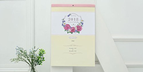 Download MKILJNH Moderne Simple Style Bureau Flip Calendrier Mois à Vue Stand Up Office Accueil Planificateur de table Calendrier mural (Jaune)