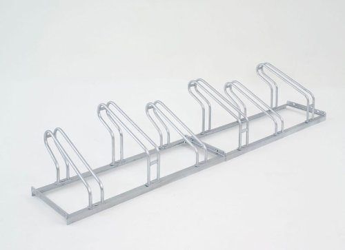 Fahrradständer – Bügelparker 2056 BF einseitig – 6 Einstellplätze – Radabstand 390 mm - 2