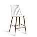 Produktbild LPZ Barhocker Modern Einfache Hohe Hocker Bartisch Und Stuhl Barhocker Industrial Wind Hohe Bein Barhocker V (Farbe : Weiß)
