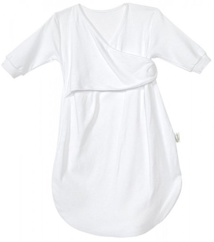 Preisvergleich Produktbild Odenwälder Jersey Unterzieh-Schlafsack Baby weiß 1040, Größe:68