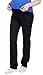 Mija - Casual very comfortable everyday Maternity Pants Trousers Sweatpants 1010 (12, Black)