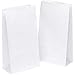 Produktbild 50 Papiertüten Weiß Geschenktüten Tütchen 12 x 6 x 22 cm Papier klein Kraftpapier tüten Kraftpapiertüten Süßigkeiten Geschenk kleine KGpack mini Papierbeutel Adventskalender Kindergeburtstag