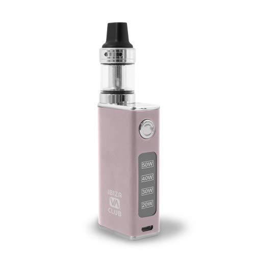 Deluxe Sub Ohm Vape Kit, Electronic Cigarette, Variable wattage 20W - 50W + 2ml E-Liquid Capacity + Built in 1500mAh Battery + Micro USB Charging Cable Included, No Nicotine, No E-Liquid (Pink)