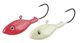 AQUANTIC Fischkopf Jig, verfügbar in Rot oder Fluo und...