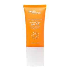Earth Rhythm SPF 50 हाईब्रिड सन फ्लूइड अल्ट्रा डिफेंस UVA और UVB ...