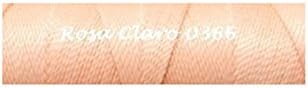 15 mts THREAD WAXED 1 mm LINHASITA LIGHT BEBE PINK Nylon Bracelets Beads Macrame Thread