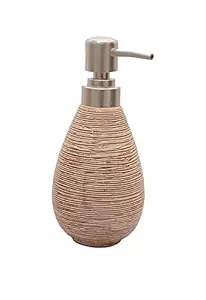 Ceramic Liquid Soap Dispenser (Color-Brown)