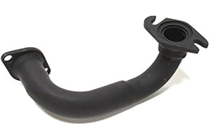 STREETPARTS24 Auspuffkrümmer offen passend für Aprilia SR 50 Funmaster, Sport, Racing (Morini Motor, ab 2000) – entdrosselt, für mehr Leistung