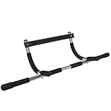 ASAB Door Gym Pull Up Bar Home Exercise Strength Workout Fitness Chin Ups Sit Ups Bar Heavy Duty Steel Quick Easy Fits Standard Door Frame