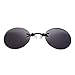 Produktbild CCGSDJ Clip On Nose Sonnenbrille Männer Vintage Matrix Morpheus Randlose Sonnenbrille Runde Brille