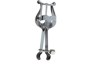 Ortola 5754-011 - Atril de trompeta con pinza, color plata