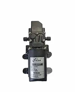 Filox High Performance/Diaphragm 12V Water Pump, Battery Sprayer Motor (Black)