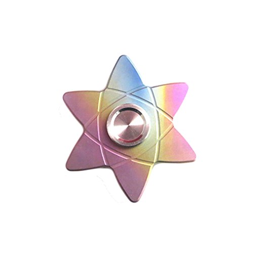 XQL Colourful Rainbow Triangle Hand Spinner Fidget Toy EDC Focus Stress Relief Finger Spinner Toy (Hexagonal) XQL Colourful Rainbow Triangle Hand Spinner Fidget Toy EDC Focus Stress Relief Finger Spinner Toy (Hexagonal)