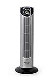Orbegozo TWM 1010 - Ventilador de torre, oscilante, 45 W, tres velocidades, asa, temporizador, tres modos de funcionamiento, mando a distancia, iónico, termómetro ambiente