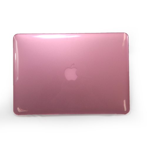 Incutex Protector Schutzhülle Cover Case Notebookhülle Hartschale Hartschalenkoffer Crystal Case Etui Tasche MacBook Air 13″ / 13,3 Zoll Notebook Hardcase Schutz Hülle Unibody Transparent Pink - 4