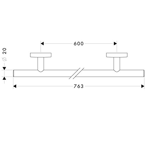 hansgrohe Handtuchhalter, Zubehör, chrom - 2