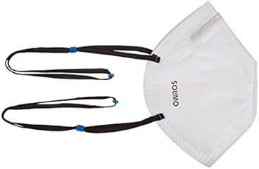 Amazon Brand - Solimo Non-Washable N95 Anti-Pollution Mask, Set of 5