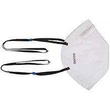 Amazon Brand - Solimo Non-Washable N95 Anti-Pollution Mask, Set of 5