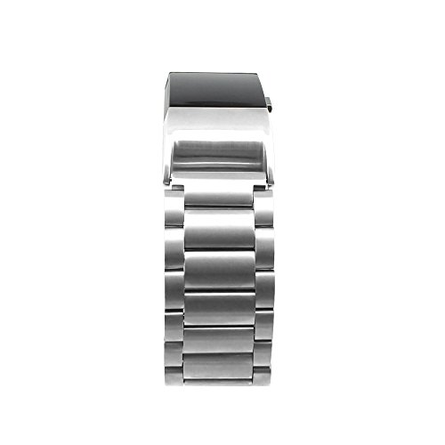 Fitbit Charge 2 Armbänder, IVSO Edelstahl Metall Armband Ersatz Uhrenarmband für Fitbit Charge 2 Armband Zur Herzfrequenz und Fitnessaufzeichnung (Für Fitbit Charge 2, Silber) - 3