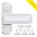 Produktbild YoungRich 6pcs Safe Fenstersicherung Sash Jammer T Form Zink-legierung Fenster Tür Sicherheit Sash Lock Griff Latch Kinderschutz Weiß