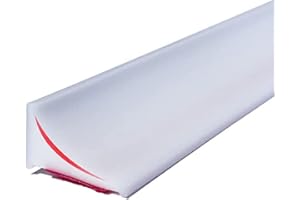 KAYLEINSTER-Barrera de Agua Para Plato de Ducha,Umbral de Ducha Plegable Y Barrerade Ducha,Tira de Retención de Silicona Autoadhesiva Mantiene el Agua Dentro del Umbral,para Suelos,Lavabos,3m Blanco