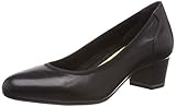 Schuhspitze: rund Tamaris Damen 1-1-22301-22 Pumps, Schwarz (Black Leather 3), 38 EU