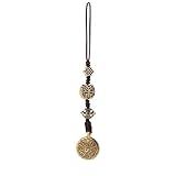 Buda tibetano Budismo Amuleto Aperitivo en forma de ocho diagramas Cintura Etiqueta Decoración Coche Interior Colgante Hombres Regalo