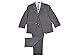 Boys 5-Piece Grey Wedding Suit
