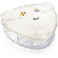 PortaLatte In Polvere Per Neonati - 2 Contenitori Con 4 Scomparti + Cucchiaio Dosatore, Pratico Per Uscire - Foto 6