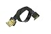 Produktbild SCHWARZES FPV HDMI Kabel Mini Mann HDMI Schnittstelle 90 Grad abgewinkelt zum Standard HDMI Mann Schnittstelle 90 Grad für 5D3 5D2 GH3 GH2 5N 5T 5R 7N 20CM