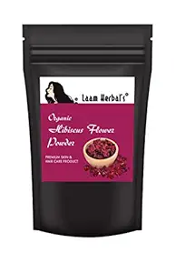 Laam Herbal (Hibiscus Flower Powder, 100 g) For Healthy Hair & Skin