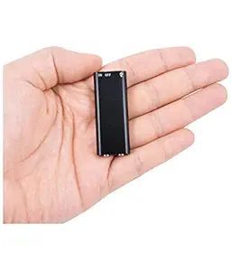 Widespread Gadget Spy Hidden Micro Digital Small Voice Audio Recorder Device Small in Mini Size Portable / inbuilt Microphone mic Without Lights and