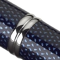 Pilot Vanishing Point Collection Retractable Fountain Pen, Blue Carbonesque with Rhodium Accents, Fine Nib (60149)