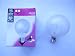 Produktbild General Electric Globeglühlampe D95mm, E27, 60W, Eiskristall klar, Double Life