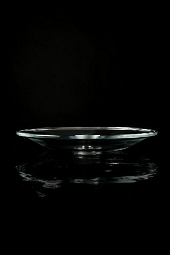 Kaya Glasteller – 25 cm – mit Metalleinfassung - 2