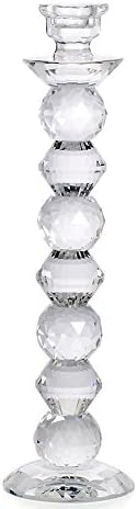 FEIFEI Candle Holders Artificial Crystal Material Romantic Fashion Household Items Three Sizes ( Size : 8*27.8cm )