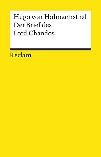 Der Brief Des Lord Chandos - 